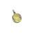 Medalla Virgen Niña - Plata 925 Y Oro 18k - 12mm - comprar online
