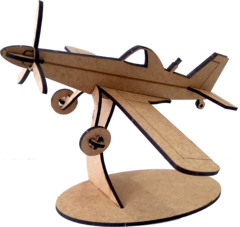 Aviões Lembrancinha Kit C/ 3 Modelos Diferentes Pedestal Mdf