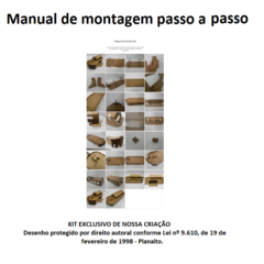Arca De Noé Decoração Mdf MONTADA Medida 60x20x30cm - comprar online
