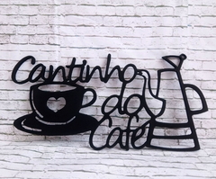 Cantinho do Café - 36x25 cm - Plaquinha decorativa