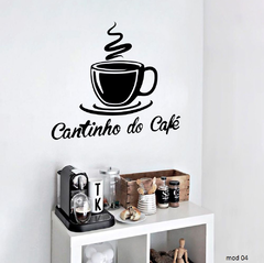Cantinho do Café - 36x36 cm - Plaquinha decorativa