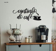 Cantinho do Café - 36x25 cm - Plaquinha decorativa