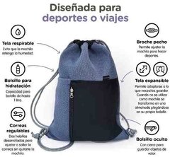 Mochila Expanda Cordón Auto-guardable Unisex - comprar online