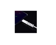 Protector Cable X4 iPhone Android Espiral Silicona Flexible - comprar online