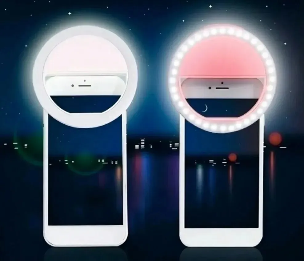 Aro De Luz Led Celular Selfie Recargable Usb Ring Light