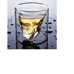 Vaso Tipo Calavera Vidrio Whisky Tragos Modelo Grande 10 Cm en internet