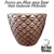 Forma de Fibra para fazer Vaso Redondo Pirâmide - comprar online