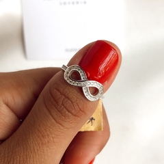 Anillo Infinito con cubics engarzados (cod an228) - comprar online