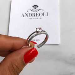 Anillo doble, sin fin y solitario regulable en internet