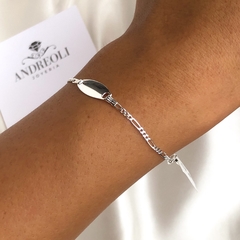 pulsera identidad (largo 14 cm) - comprar online