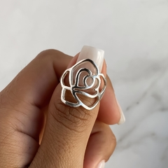 anillo centro rosa calada (Cod an625) - comprar online