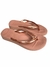 Havaianas Feminina, Numeração Especial, Calçados Grande, Tamanhos 40 41 42 Metal Rosê Wedges Fc