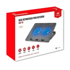 Base Refrigedora para Notebook 15.6" NBC-50BK 2 Coolers, 5 Posições, USB - C3TECH - comprar online