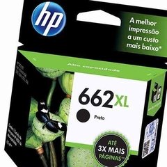 Cartucho Hp 662 Xl -alto Rendimento- Preto P/ 2515_1015_1516 - comprar online