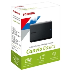 Hd Externo Toshiba Canvio Basics, 1TB, USB 3.0, Preto - HDTB510XK3AA na internet