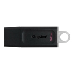 PEN DRIVE DATATRAVELER EXODIA 32GB KINGSTON COM CONEXAO USB 3.2, PRETO/BRANCO - DTX/32GB