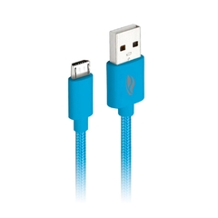 Cabo USB-MICRO USB 1Metro 2Ampers CB-M11BL - Azul C3Tech Recarregue mais rapido - comprar online