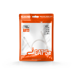 Cabo de Rede Cat.5E 10M PC-ETHU100WH Patch Cord PlusCable Capa de PVC Conectores com travas Gigabit na internet