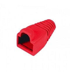 Capa Emborrachada Para Conectores Rj45 Cor Vermelho