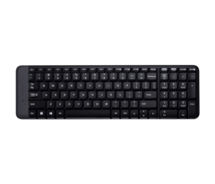 Kit wireless Combo Teclado e Mouse sem fio Logitech MK220 com Design Compacto, Conexão USB, Pilhas Inclusas e Layout ABN na internet