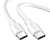 Cabo Carregamento/Dados 1Hora Usb C 3A Macho 1M Branco