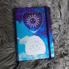 Caderneta Aurora Ampulheta Azul - comprar online
