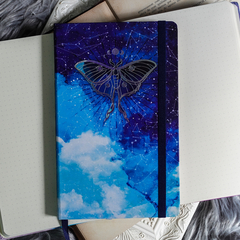Caderneta Aurora Mariposa Azul - comprar online