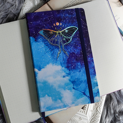 Caderneta Aurora Mariposa Azul