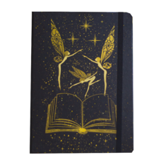 Caderneta Freya - Fadas Literárias Dourado