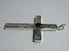 D007Crucifixo Filigranado de Prata - loja online