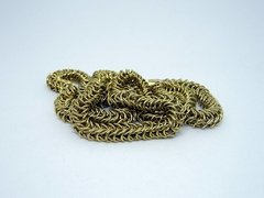 D133A Cordão Chainmaille Box Chain em Latão na internet