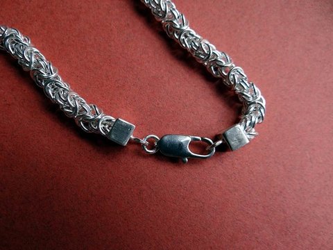 D118 Cordão Chain maille Bizantino