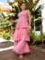 Vestido Longo Babados em Camadas Ombro Ombro Tiffany - 011AA - loja online