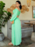 Vestido Longo Decote De Amarração Samantha - 0058CE - comprar online