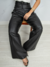 Calça Wide Leg Em Couro Brenda - 203AE - loja online