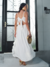 Vestido Longo de Alcinha Com Babados Catherine - 002HH - loja online