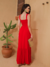 Vestido Longo de Alcinha com Elastex Liso Monica - 068DG - comprar online