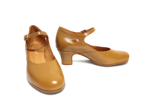 Zapatos de baile Areco Camel (suela antideslizante)
