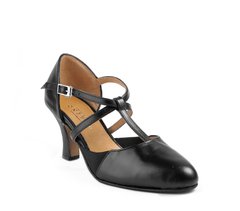 Zapatos de baile con suela de cromo - LYON (negro)