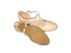 Zapatos de baile con suela de cromo - LYON (nude) en internet