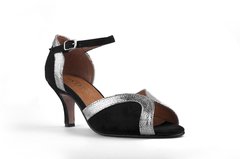 Zapatos de baile - Milan (Negro y Plata)