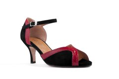 Zapatos de baile - Milan (Negro y Rojo)