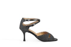 Zapatos de baile Valencia Negro con lunares 6,5 - comprar online
