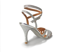 Zapatos de baile - Valthorens (glitter plata) - tienda online