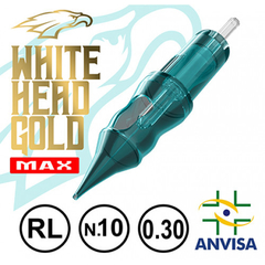 CARTUCHO WHITE HEAD GOLD MAX 1005RL 0.30MM C/ 01 UNID