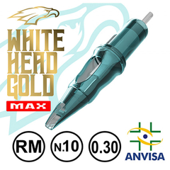 CARTUCHO WHITE HEAD GOLD MAX 1025RM 0.30MM C/ 01 UNID