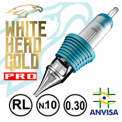 CARTUCHO WHITE HEAD GOLD PRO 1007RL 0.30MM C/ 01 UNID