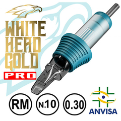 CARTUCHO WHITE HEAD GOLD PRO 1011RM 0.30MM C/ 01 UNID