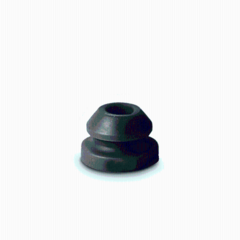 BORRACHA GROMMET HARD PRETO C/ 50 UNID