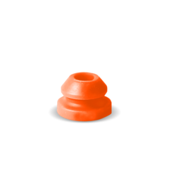 Borracha Grommet Medium Laranja 